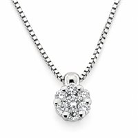 Collana Fanton Gioielli Donna PUNTO LUCE DIAMANTI in Oro Diamante COOR-176-52